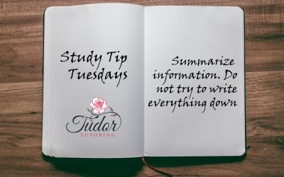 83. Summarize Information. Do Not Try to Write Everything Down